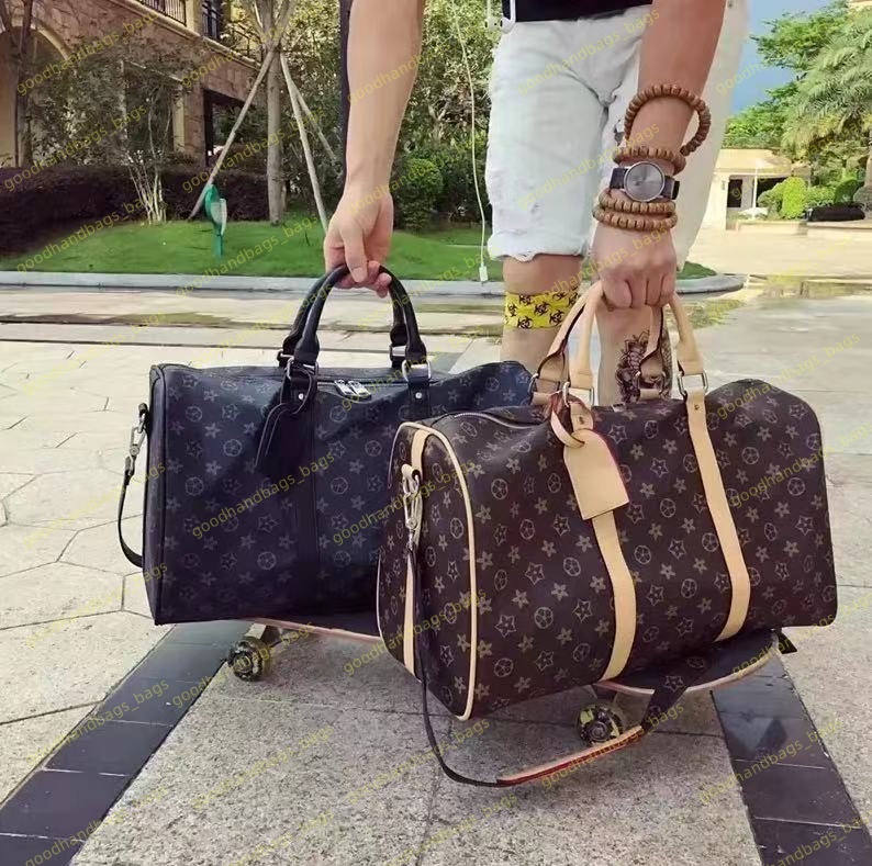 Designer Bags high quality men women Brown flower Duffel Bags travel bag duffle bag brand designer luggage handbags large capacity sport bag bao-image-411759799