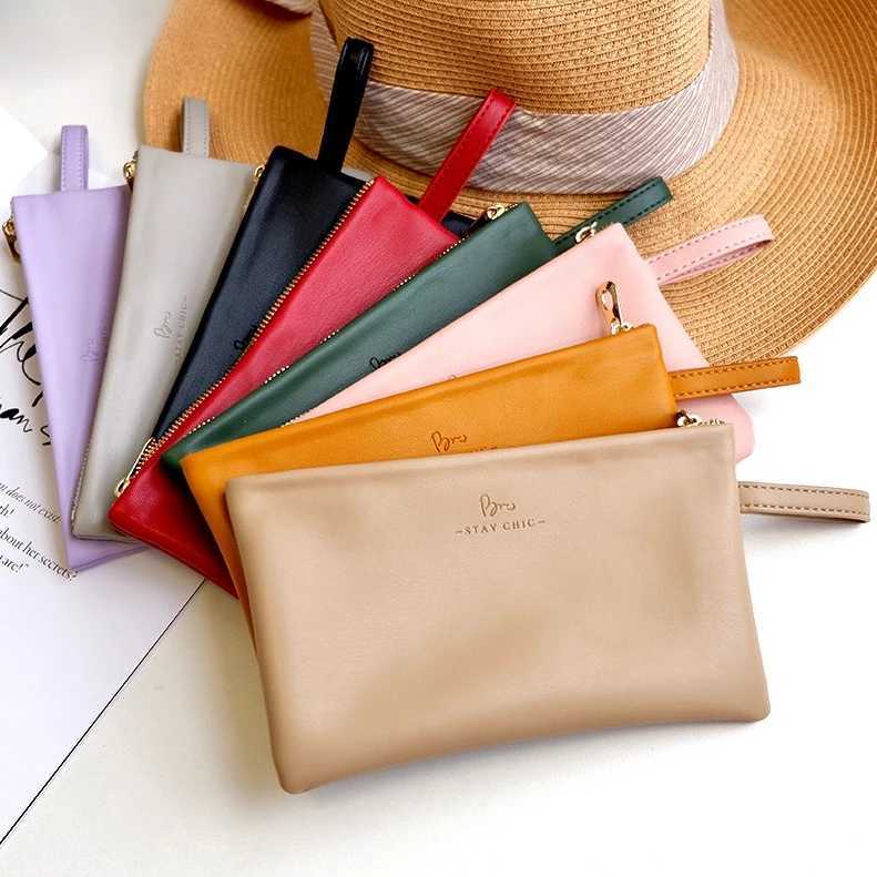 PU Leather Small Womens Cosmetic Large Portable Mobile Phone Case Mini Ladies Sundries Lipstick Coin Purse Storage Bag Z240914