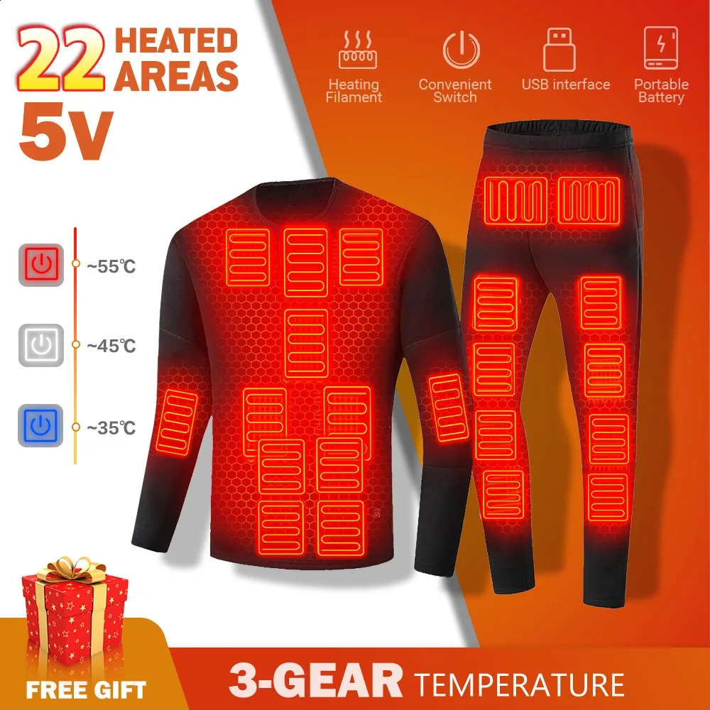 Veste de coussinet de chauffage d'hiver pour hommes