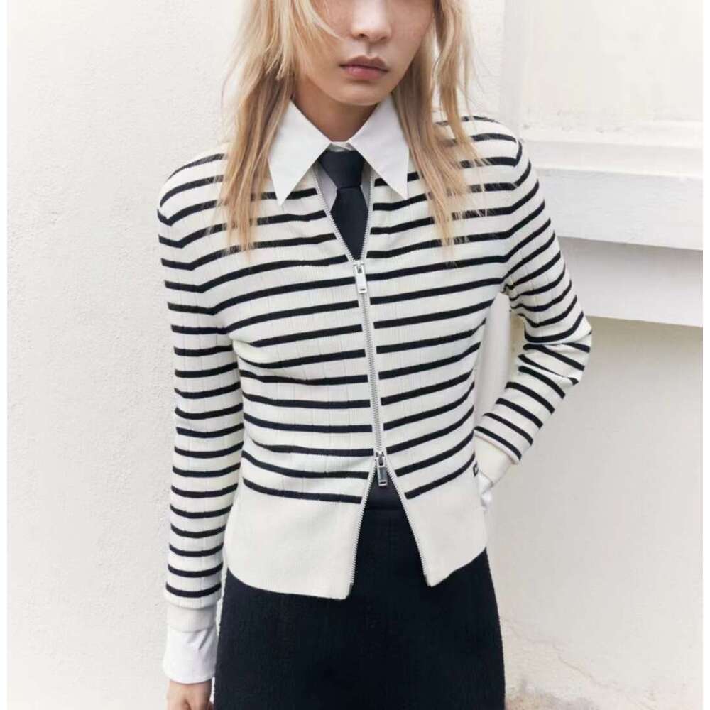 Best-seller MC Home Cardigan tricoté rayé à Double tête en laine lavable en Machine Mbc4cart01 8 Ddmylion