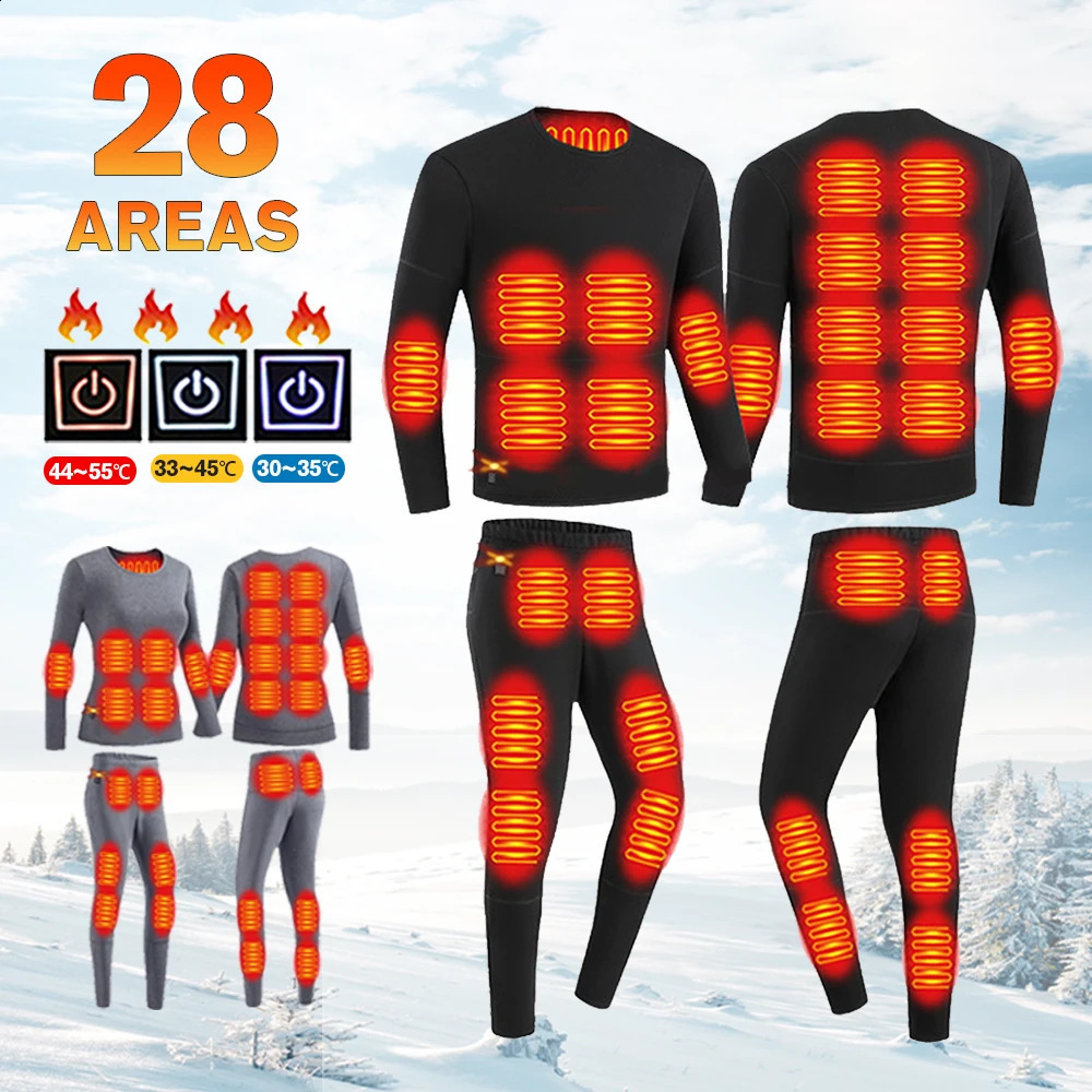 underwear winter underwear womens 28 zone jacket winter sports accessories electric heating equipment 240914