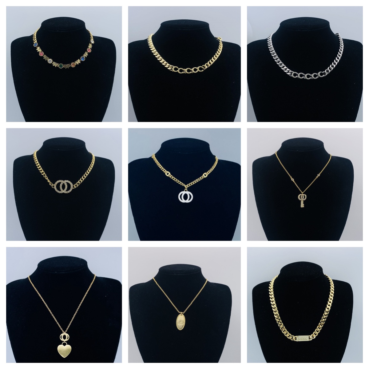 Collier de créateur Bijoux Collier de mode Colliers pour hommes Collier pour femmes Jewlery Party Girl's Collier de haute qualité