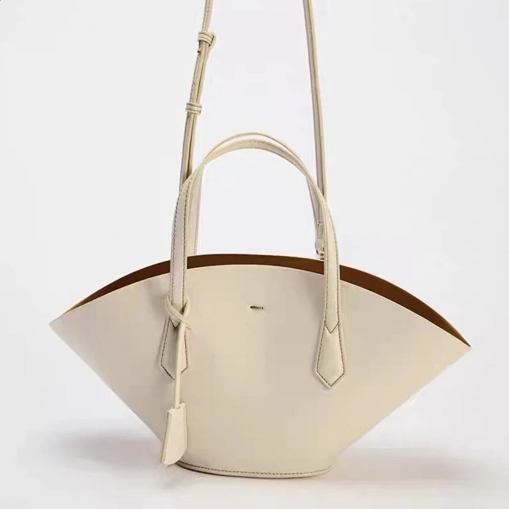 3 Fashion er Bucket Bag PU Leather Handbags Large Shoulder Crossbody Half Moon Basket Bags for Women Tote 240913 4