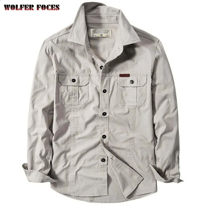 Mens ultra-fine mens long sleeved casual cotton shirt spring Oxford mens jacket cardigan fashionable shirt jacket 240914