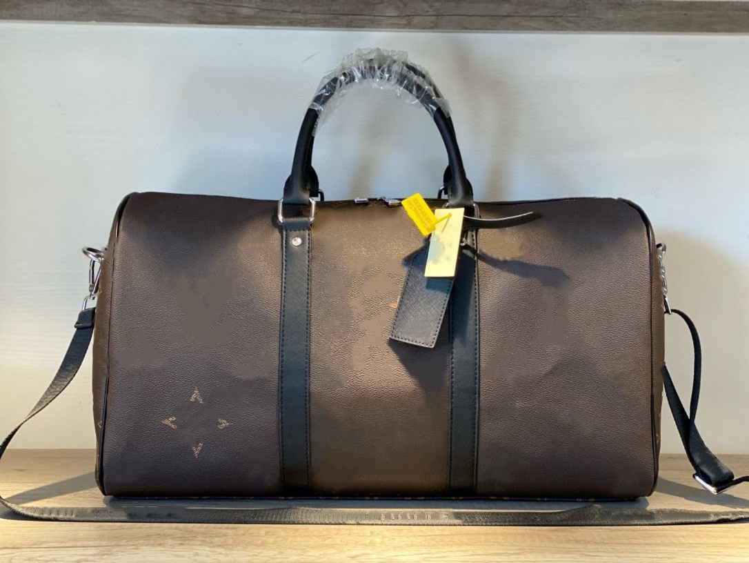 50CM Leather designer tote men luggage bags Outdoor shoulder bags women Travel bags messenger bags Unisex handbags 2024-image-1020549399