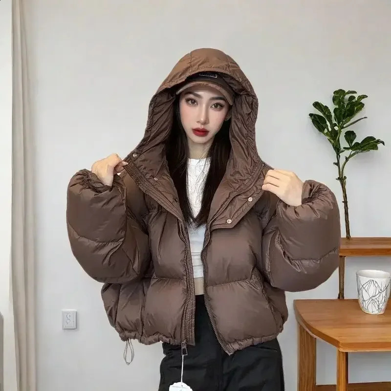 Veste de veste pour femmes blancs blancs veste coréenne Version coréenne sweat à capuche oversize