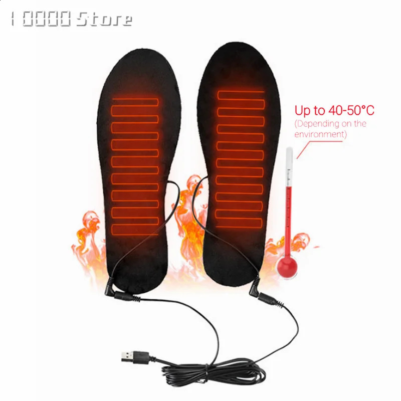 USB heated insole foot pad warm socket pad electric heating pad washable heating pad neutral version 240919