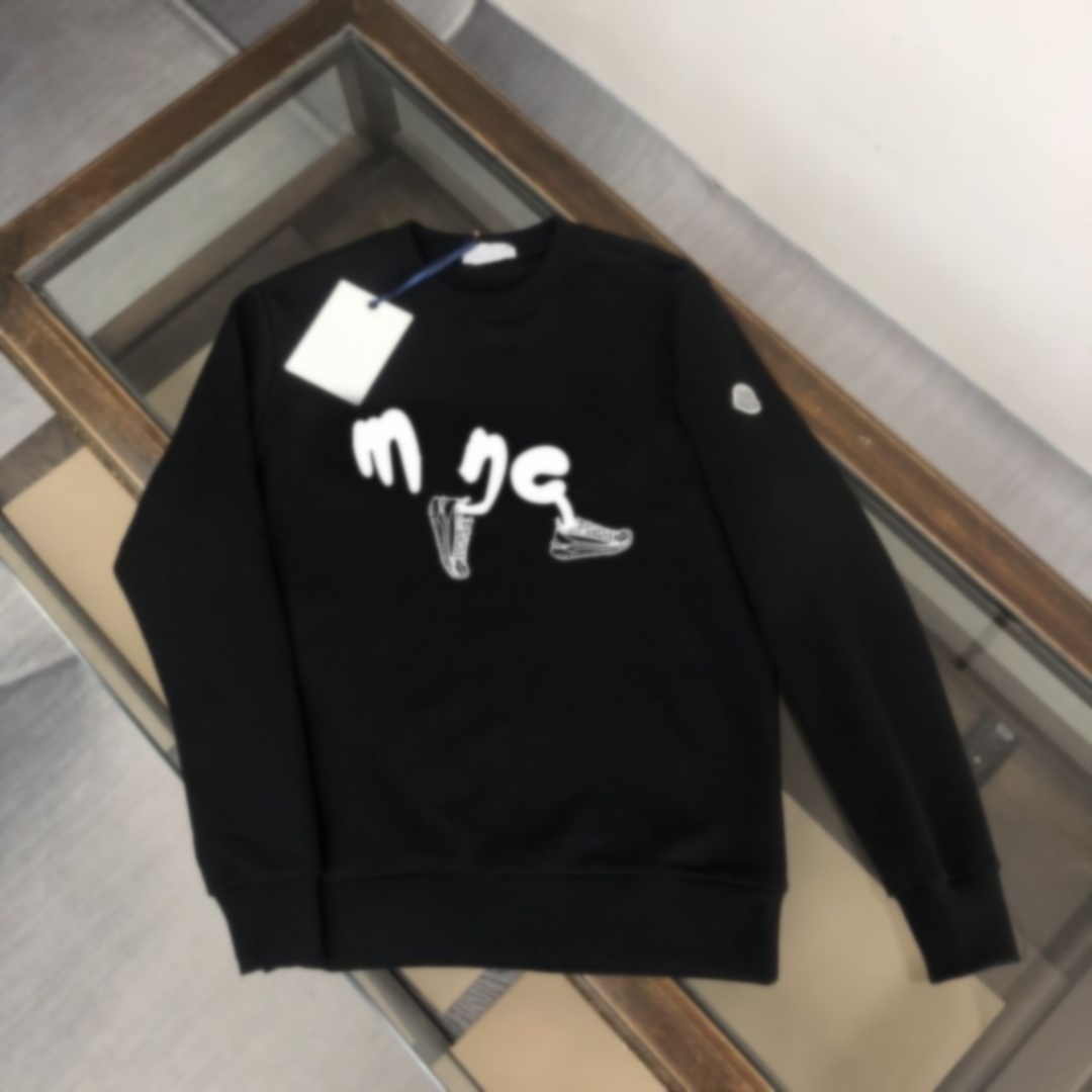 kid sweatershirts for kids designer sweater baby clothes 100% cotton Warm comfortable letter shoes pattern girl boy school sweaters-image-799239667