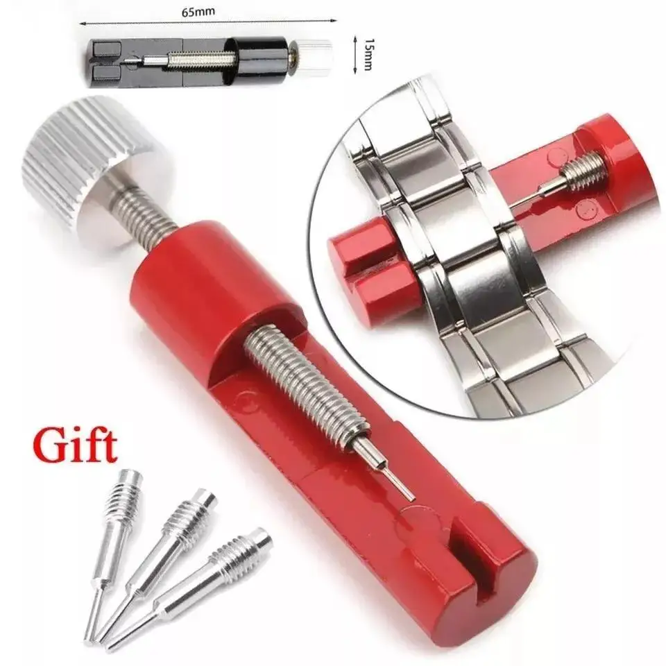 Outils de montée en métal montre des kits de périphérique de détachement de réparation de la sangle avec broche de montre