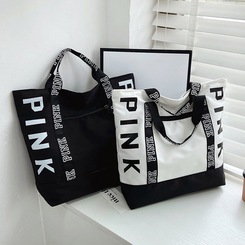 leisure trend new model Fashion Letter Strap trend wrap Handbags Literary Nylon Tote For Women Large Capacity Shoulder Bag