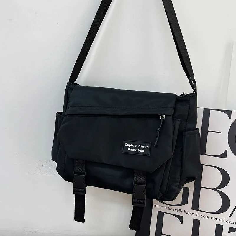 Ladies Messenger Young Fashion Womens Handbags Crossbody Large Capacity Sling Shoulder Bags Nylon School Bag Z240919