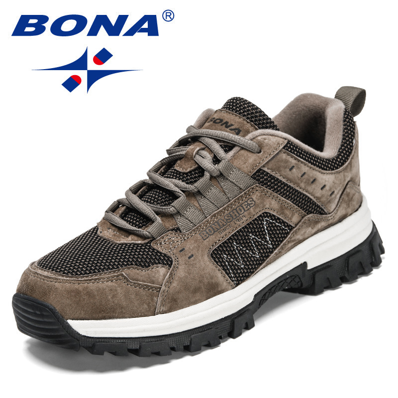 2024 Bona Nouveaux designers Portez et résistance à la randonnée Trekking Sneakers Chaussures hommes Chaussures de caravanes Marche 9C20