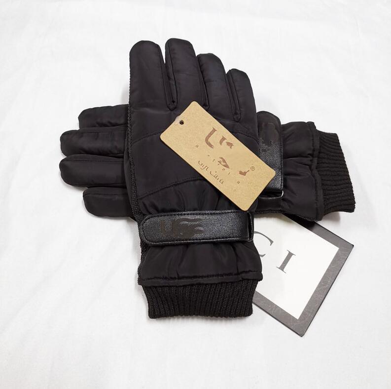 Luxury Brand Women Knitted Gloves Designer Men Thickened Wool Five Finger Mittens Male Windproof Autumn Winter Riding Warmth Glove