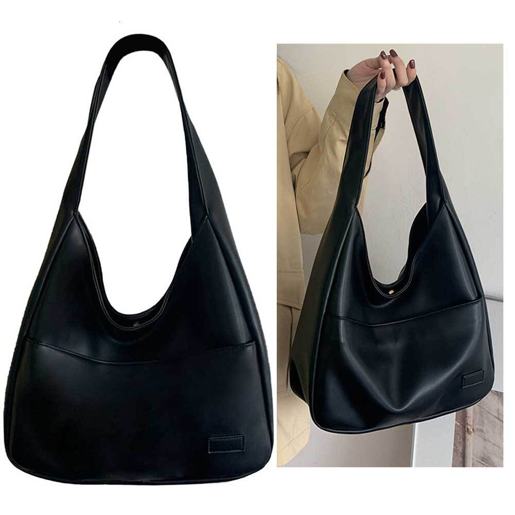 Nouveau modèle Femmes Vintage Hobo Trendy PU Le cuir Pu Capacité de secours rétro Tente de loisirs Retro Tote Sac à main soupfait