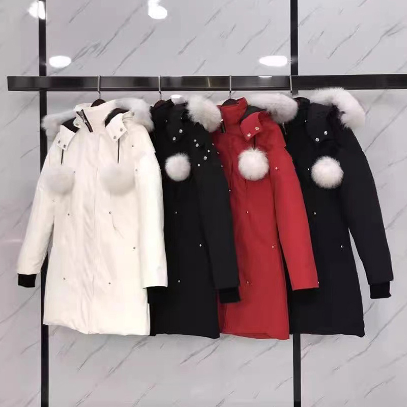 puffer jacket winter jacket womens jacket Fur collar hairball windproof fashion down women jacket Fluffy thermal zipper winter jacket Long Casual Pi