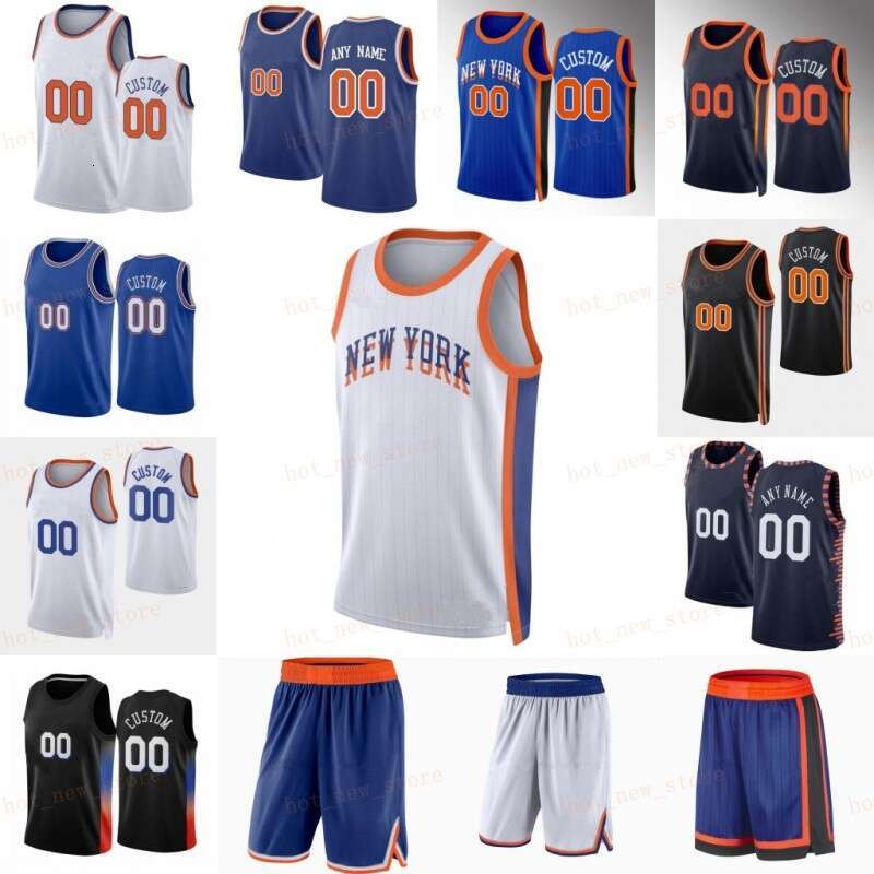 Men City Karl-Anthony Towns Basketball Jersey Jalen Brunson 11 Quentin Grimes 6 RJ Barrett 9 Immanuel Quickley 5 Mitchell Robinson 23 Earned Clas-image-935780930