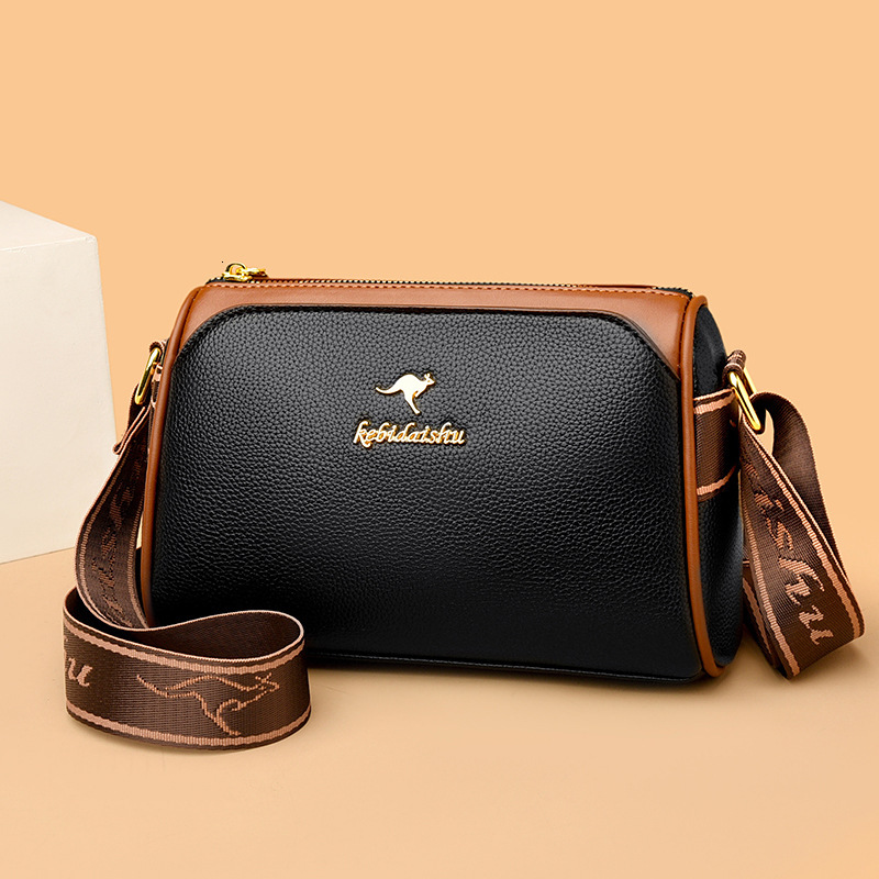new model Women s Small Autumn New Trendy and trend wrap trend Versatile Middle Aged Mom Soft Leather Texture One Shoulder Crossbody Bag
