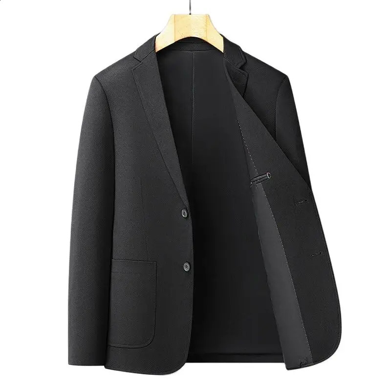 Veste pour hommes Fashion Coréenne Version Business Gentleman Fashion Robe respirable adapté à la boutique de bureau décontractée 240920