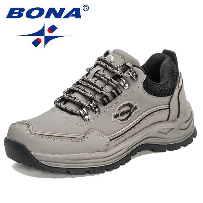 2022 Bona Nouveaux designers Portez des chaussures de randonnée extérieures résistantes Men Breakable Bneakers d'escalade Homme Trekking Footwear