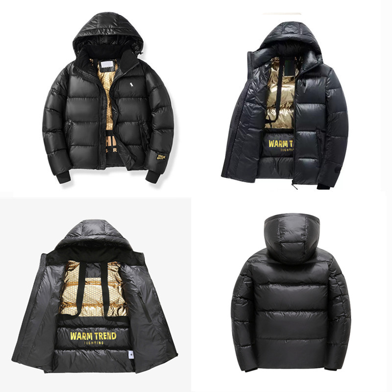 Mens Winter Puffer Jackets Down Coat Womens Fashion Down Jacket 2026 Couples Parka Outdoor Warm Feather Outfit Outwear Black Coats Size M-3Xl