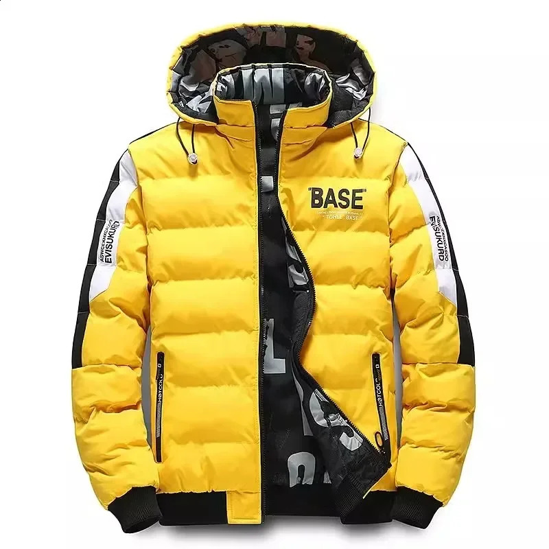 Men Autumn Winter Cotton Jacket Warm Comfortable Padded Thickened Down Jacket 2024 DoubleSided Clothes Removable Cap M5XL 240920