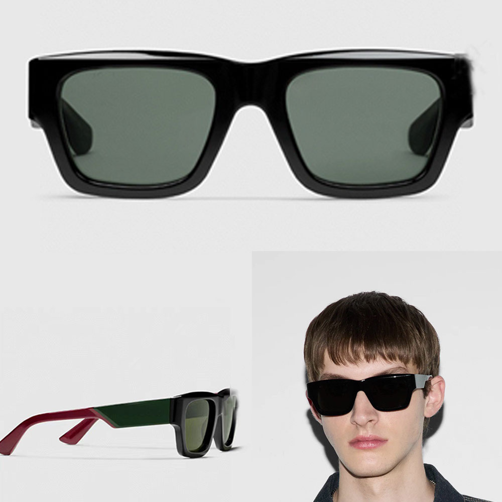Designer Men Femmes Acetate Square Sunglasses Unique Personnalité Miroir Jères Luxury Outdoor Place Eyewaer Square Style Lunetes de Soleil Design