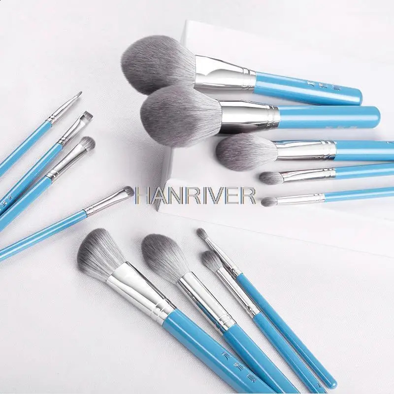 Makeup brush/Iris series 13 high-quality synthetic hair brush sets Powder powder blusher and foundation eye shadow and beauty 240921