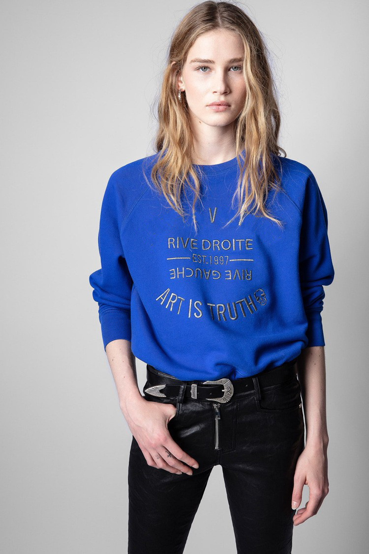 26ss High Quality Women Designer Cotton hoodie Sweatshirt Voltaires New Classic Hot Letter Print Casual Versatile Long Sleeved Loose Pullover Hoo-image-924701520