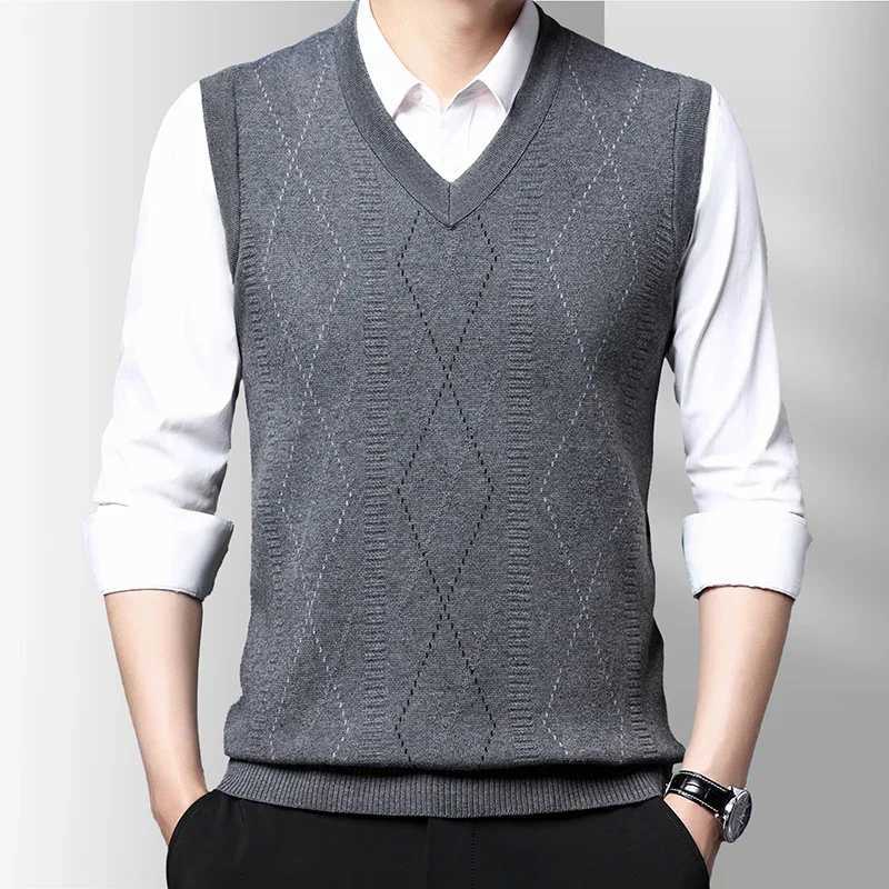 Mentide épais pull occasionnel gilet d'automne et d'hiver pour hommes chauds