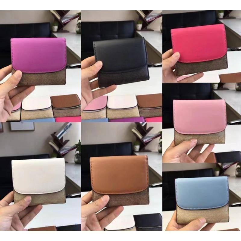 Designer Wallet Everyday Rest Small Purse Canvas Women's Folding Short Wallet