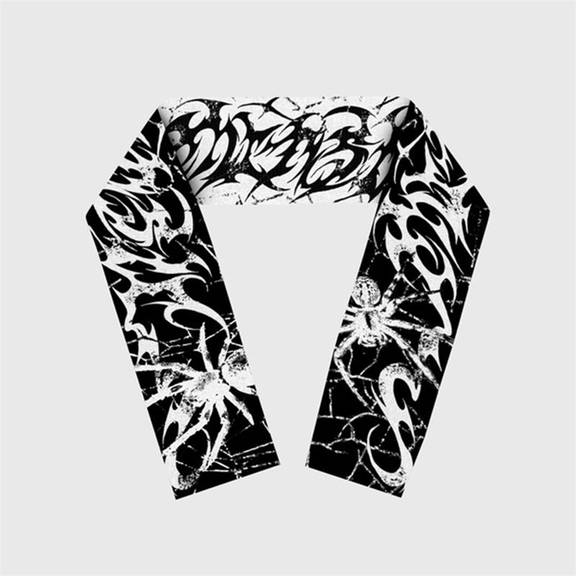Womens scarves mens winter scarves fashionable and creative spider knitted Y2K Kpop scarves high-quality knitted scarves unisex styles 240923