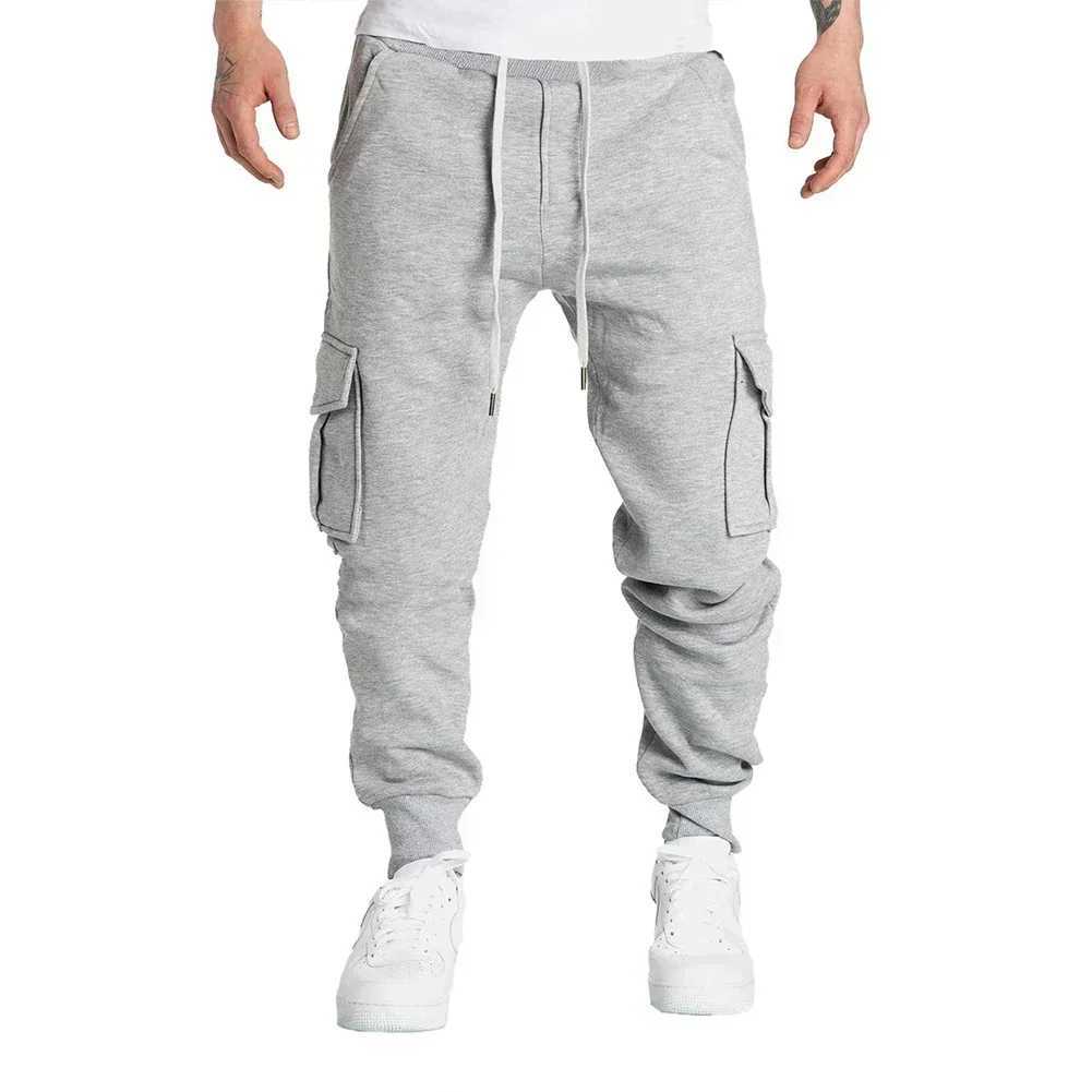 Saut-salles de masse lâche jogger sport pantalon de cargaison pantalon de sport