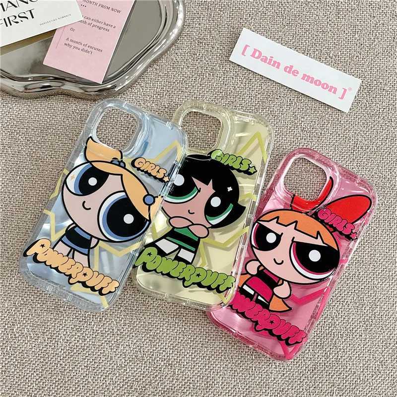Cell Phone Cases Powerpuff Girls sunglasses Cover for iPhone 11 12 13 14 15 16 Pro Max Plus X XS XR 16plus 15plus Soft Tpu Puff Girl Phone Case S