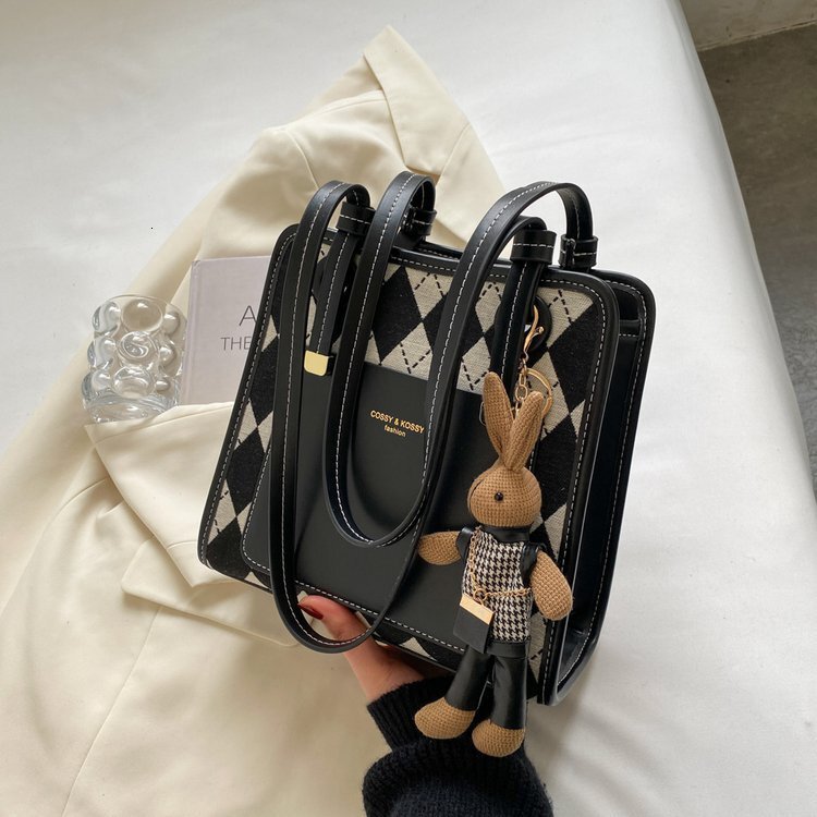 loisir Nouveau modèle de mode de mode tendance Tote Tote Grille de sac à main