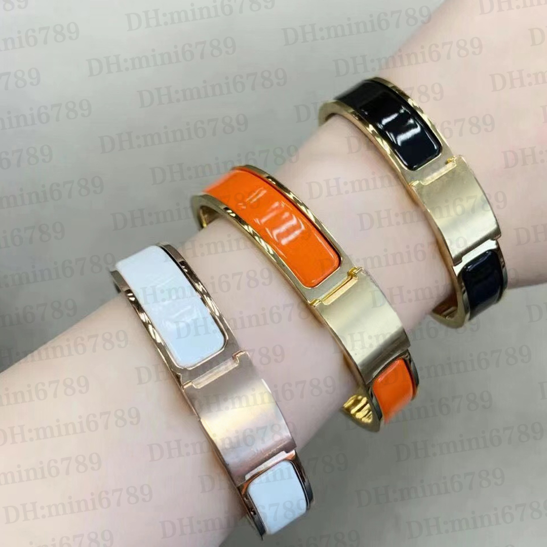 Designer bracelet bijoux acier inoxydable bracelet cadeau bijoux de luxe logo classique plaqué or 18K bracelet charm style mode accessoires