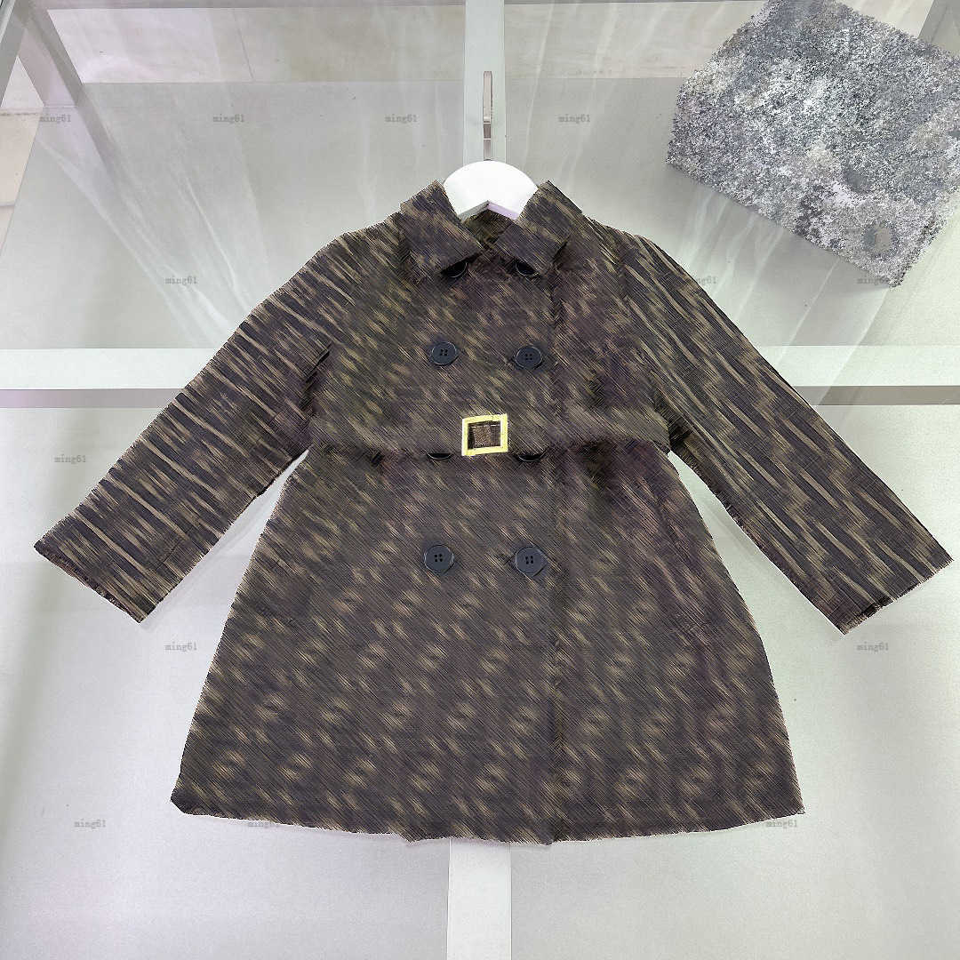 Designer brand kids dress girls Fashion Gradient color dresses Slip skirt logo printing dresss High quality shirt skirt Baby Clothes-image-851481450