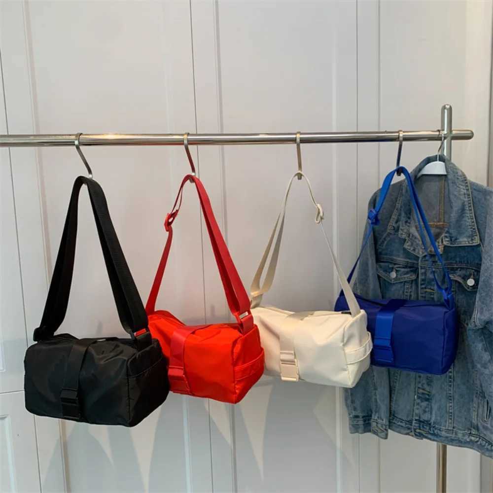 Oxford Fabric Messenger New Waterproof High Capacity Crossbody Bags Simple Style Solid Color Toast Bag Z240924