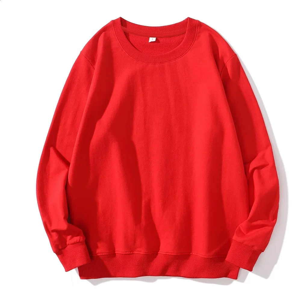 Mens Hoodie Autumn Warm Wool Sweatshirt High Quality Fashion Long Sleeve Hoodie 240925