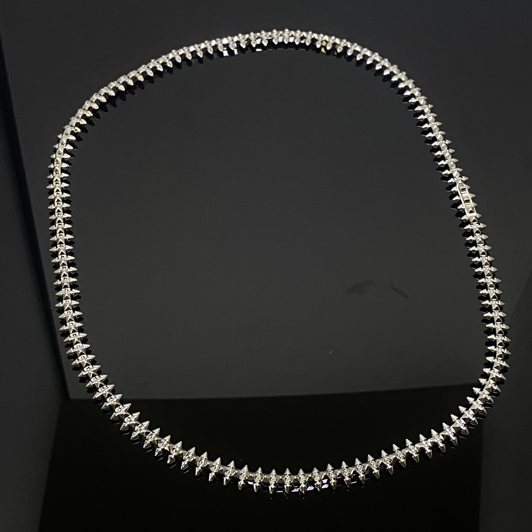 Latest Clash Necklace designer for women Men necklace length 50 and 55CM Gold rose silver top counter quality gold plated jewelry 004A