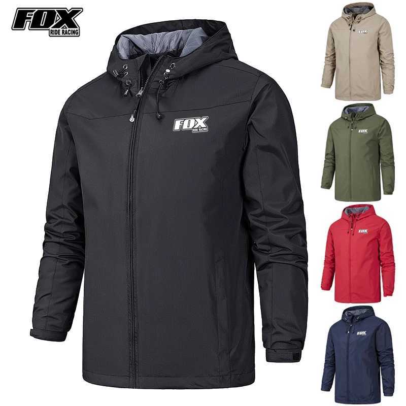 Men's Jackets FOX RIDE RACING Bicycle Jacket Windproof Motorcycle Clothing Mtb Jersey Bicycle Mens Windproof Bicycle Chaqueta Bicycle T240925