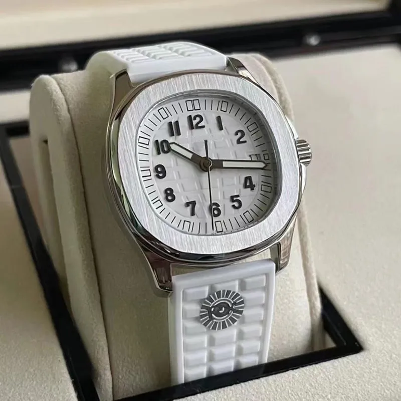Fashion Classic Women Designer Watch Quartz Movement Womens 36MM Stainless Steel dial Rubber Band Watch Band Rose Gold Sapphire Glass Watch
