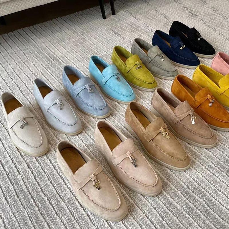 Mens Dress Shoes Loafers Designer shoes Metal Tassel Hardware Lightweight Rubber Genuine Leather Suede Sole Stylish Slip Casual Shoes For Ladies Gif