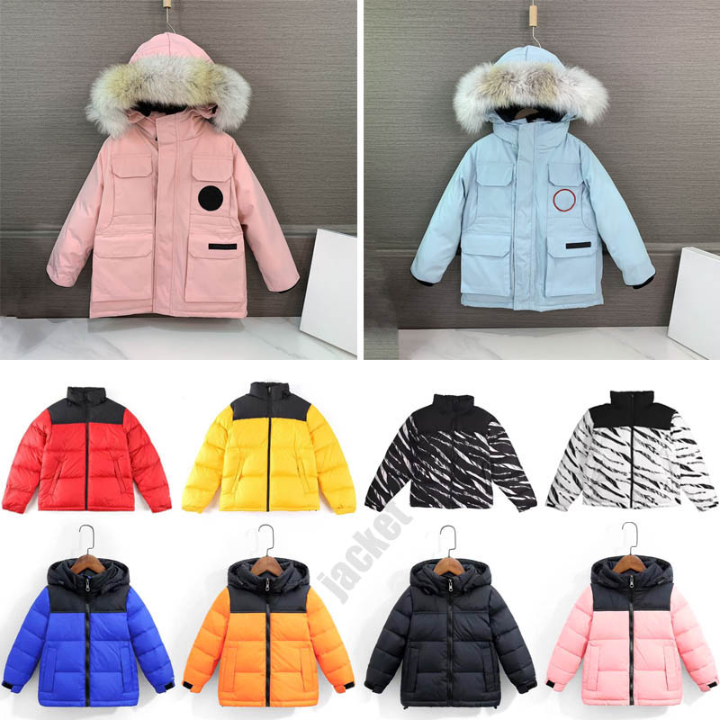 Kids Hiver Down Mabel North Puffer Vestes Fashion Face Veste Fashion Couples Extérieur Tenue de plumes chaudes Outwear Multicolor Coats 2025