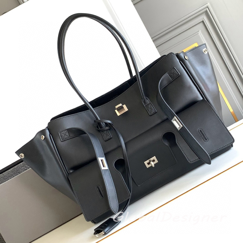 Bel Air designer large tote bag luxury women handbag men casual maxi bags soft calfskin leather mens black briefcase top high quality shopper purse