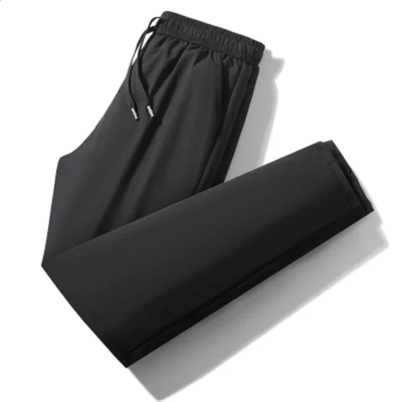 2024 white duck down thickened winter thermal pants Mens sportswear Sports Wind proof 240925