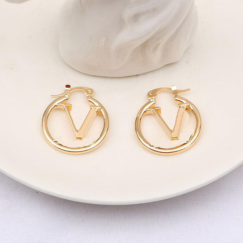 Fashion Womens Brand Designer Boucles d'oreilles Stuffle Cuff