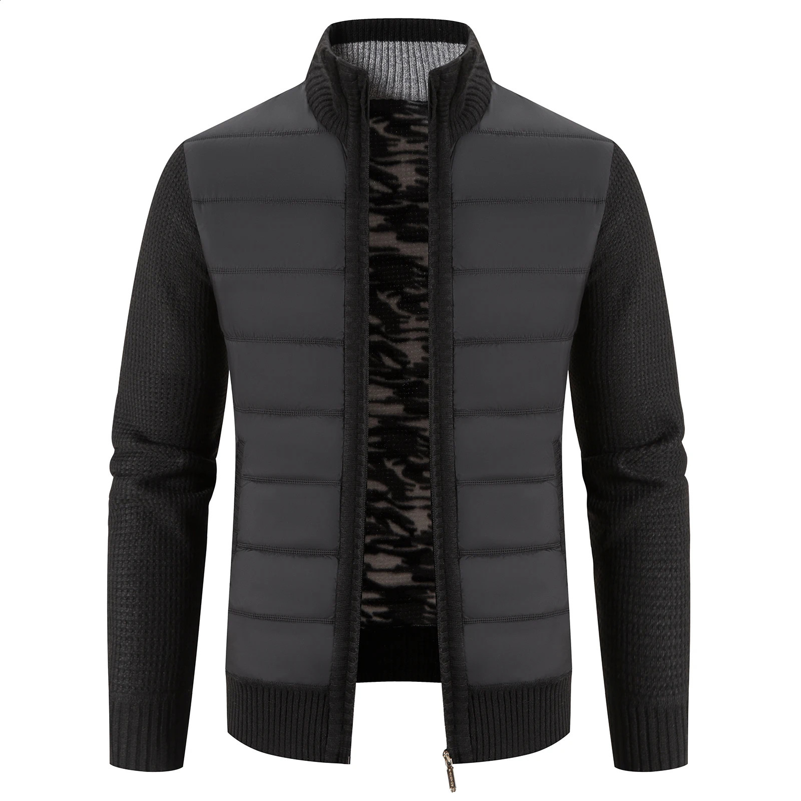 Mens Autumn Winter Sweater Baseball Coat Knit Jacket Korean Jumpers Male Windbreaker Fashion Pullovers Business Casual Knitwear 240927