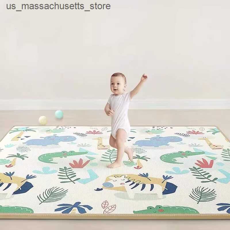 Baby Rugs Playmats Cartoon Pattern Baby Crawling Play Mat EPE Nvironmentally Thicken Children Rug Playmat Carpet Play Mat for Childrens Safety Ma-image-1022712408