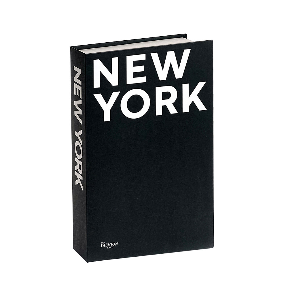 Decorative Objects Figurines London Fashion Woman Luxury Perfume Fake Books For Decoration Black White Book Storage Box Coffee Table Bedroom Deco-image-969182271