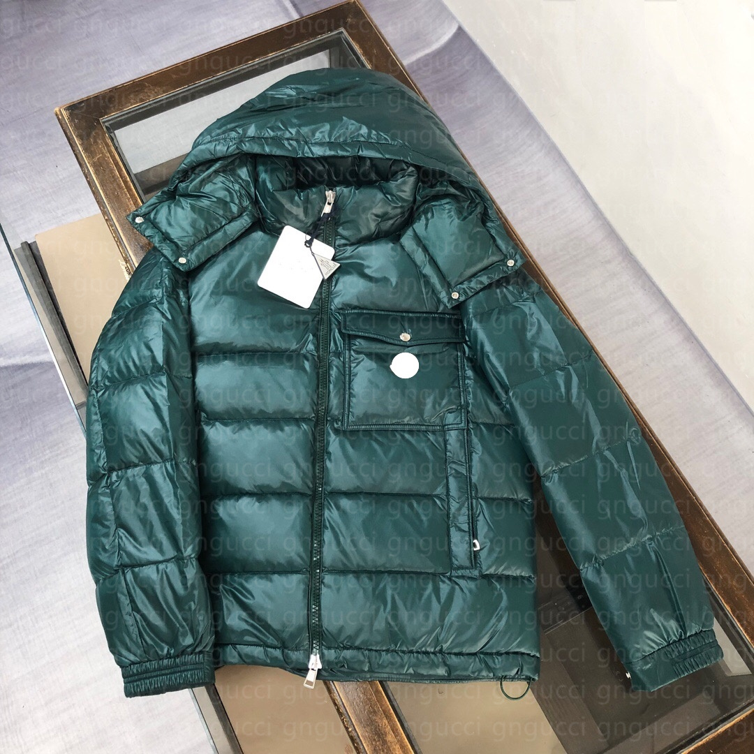 Luxury designer men down Parkas Women's Embroidery Badge Knitted Panel Stand up Neck Puffer Jacket Winter Jacket Couple Lightweight Warm Win